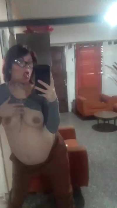 I’m  9 months pregnant today!