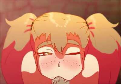 Luna-chan's fellatio