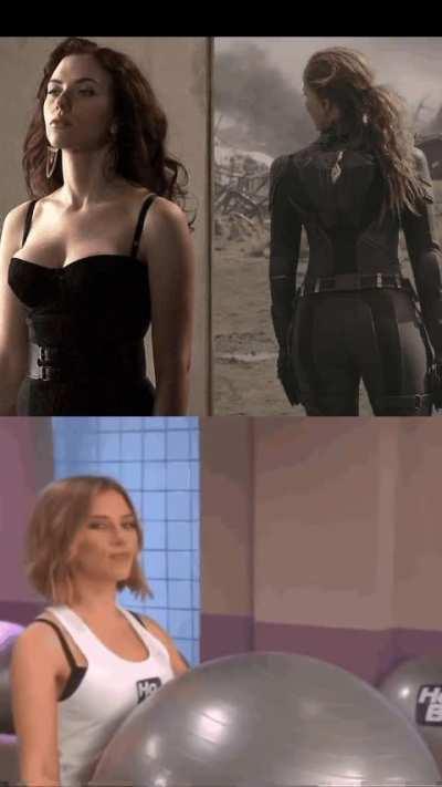 Scarlett Johansson must love it rough