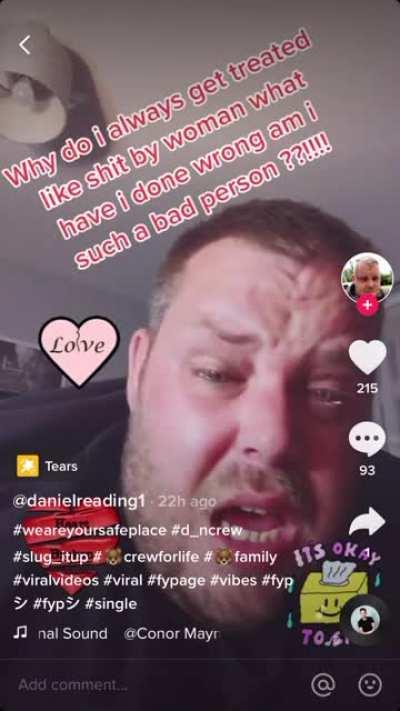 I think I know where he’s going wrong with women