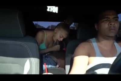 Back seat action 🔥