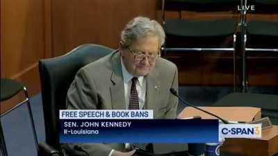 Senator John Kennedy reads porn