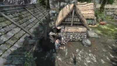 If the Dragonborn gets paralyzed while using Whirlwind Sprint...