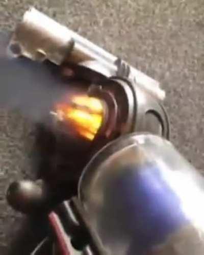 Vacuum after burner kicking in