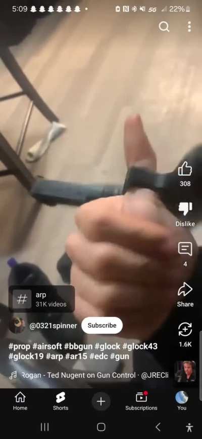 I hope it's a painted airsoft gun