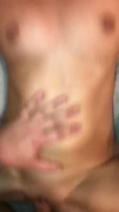 My husband cannot keep up with his buddy. He would cum instantly fucking like this. His buddy just destroys me every time 🥵