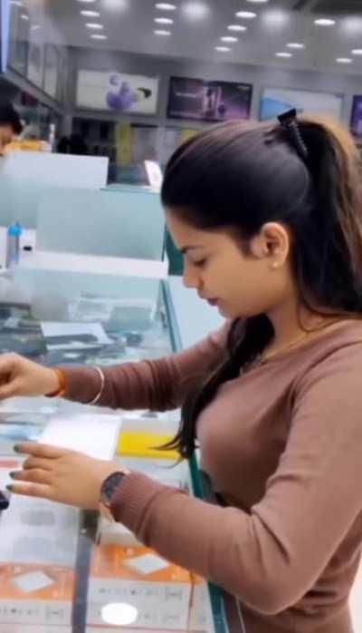 When you want to show your new purchase