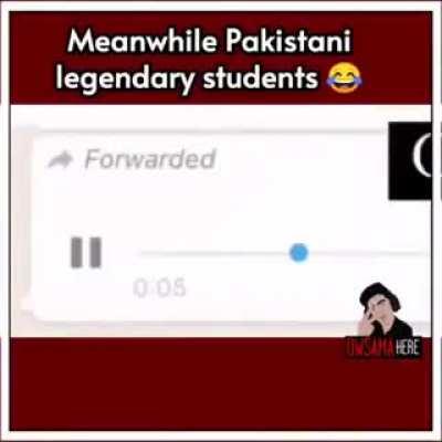 Pakistani Students On Some Strong shit!