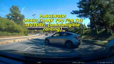 [OC] This poor kid in the driver's seat is getting some questionable driving lessons from dad.