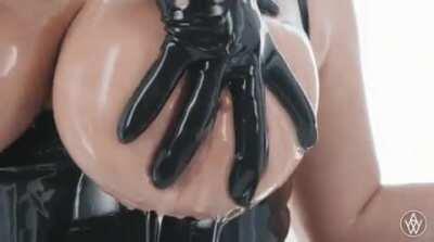 Angela White Lubed Up & Ready To Go