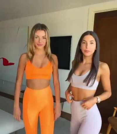 Madi Teeuws and Jen Selter