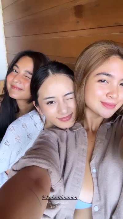 Heaven Peralejo, Hyacinth Callado & Krissha Viaje