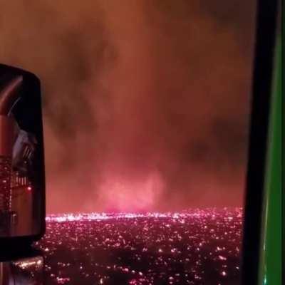 Apocalyptic looking tornado.