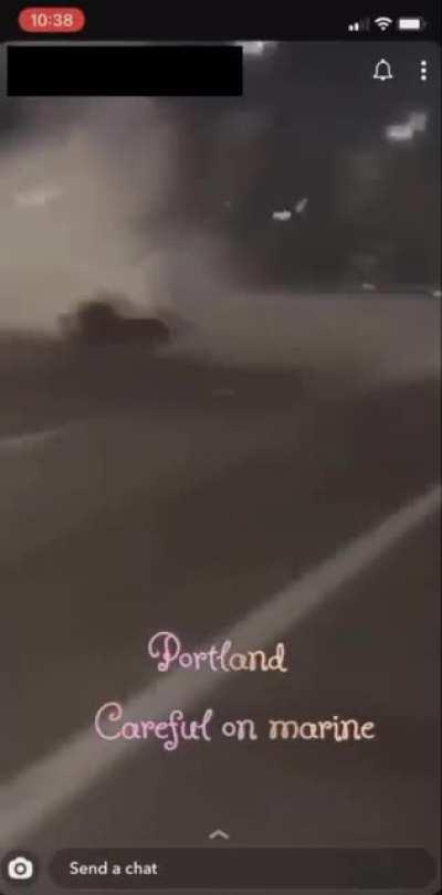 Carti crashed on his way to the show