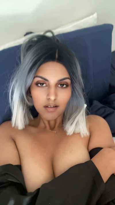 Any volunteers to suck my natural tits?