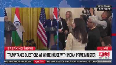 Trump replies to Indian journalist: 