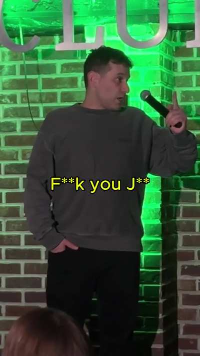 Trump supporter goes full Nazi on stand-up comedian Mike Glazer.