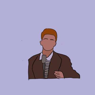 LMFAO I MADE A RICKROLL GIF (but i dunno how to add audio onto procreate so just imagine the music ok)