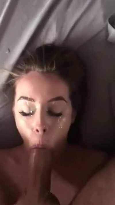 That deepthroat after he cums