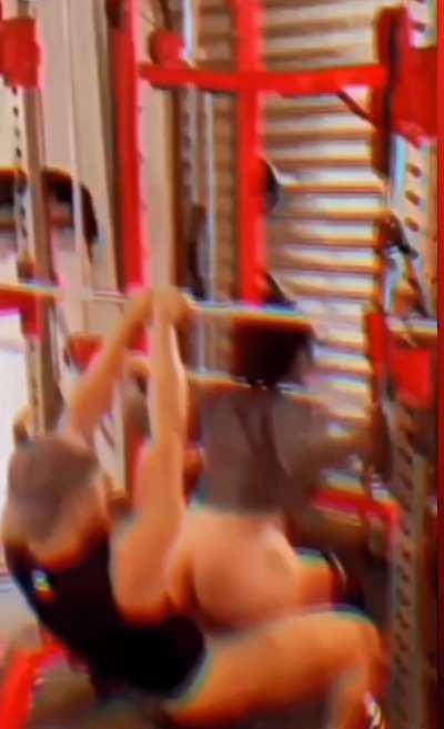 I was worried when my mom told me that my bully was her new personal trainer at the gym. She told me not to worry, that he is gentle with her and always helps her when she lift weights. Looks like my bully isn't so bad after all !!