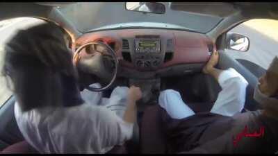 Some people drifting in Saudi Arabia