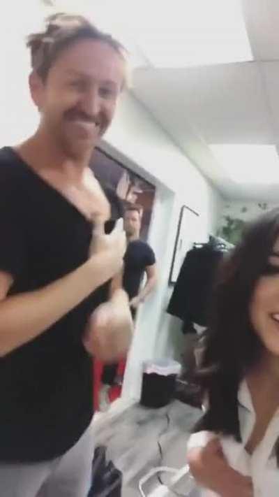 Chloe Bennet nip slip