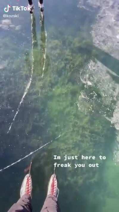 Did that ice... just cracked?