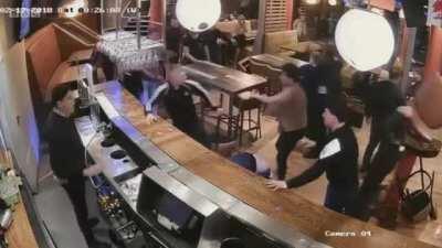 A normal night in an english pub