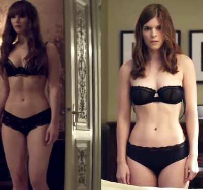 Jennifer Lawrence and Kate Mara in sexy lingerie
