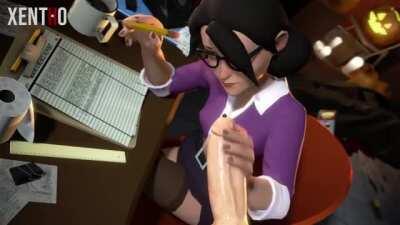 Miss Pauling keeping busy (Xentho) [Team Fortress 2]