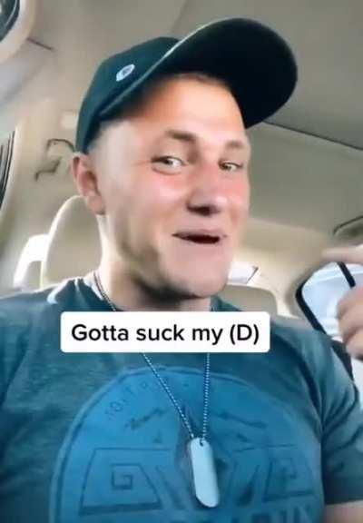 Gotta prove you're gay to him