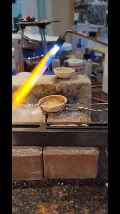 wedding bands made from heirloom gold