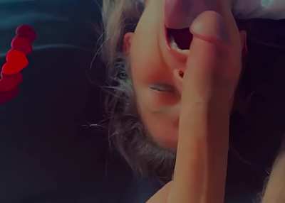 That cock is about to wreck her face