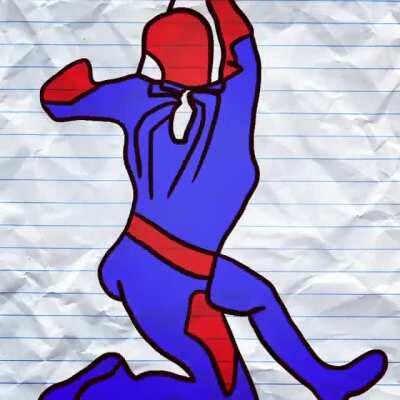 New Suit Scene Animation - Created in Procreate