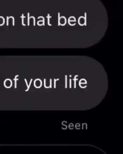 billie actually saw the message