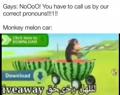 Kid named monkey melon car:
