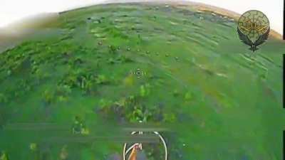 UA's 110th brigade hunts down Russian armored vehicles with drones somewhere in the southern donetsk region