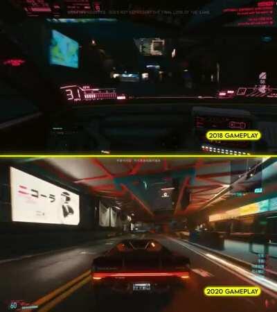 Tried to sync the 2018 gameplay and the more recent one