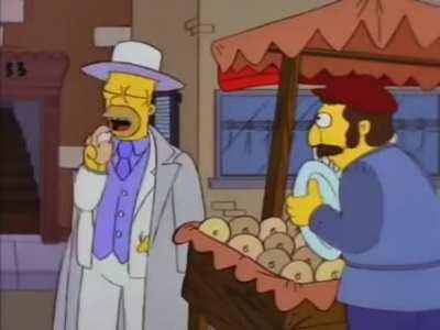 Don Homer... my son... he has a-trouble with the...