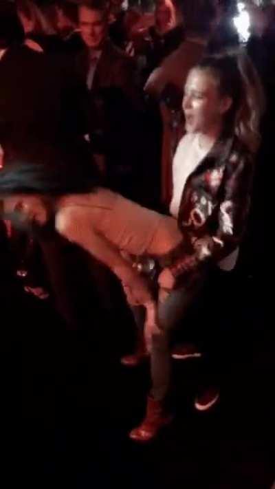 Bella grinds on Bella