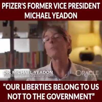 Former Pfizer VP, spitting hard truths