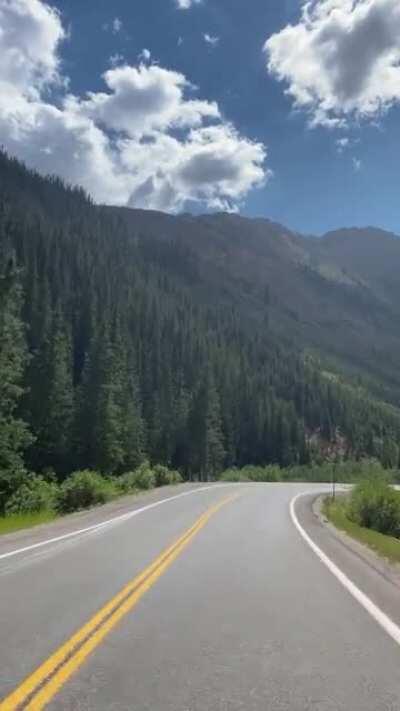 Million Dollar Hwy in Colorado