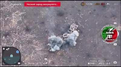 RU POV - A UA Soldier shoots a fellow soldier who is unable to move, he then gets hit by an FPV that wounds him making him unable to walk.