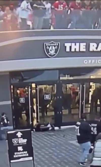 WCGW climbing over the barrier