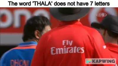 Thala for a reason