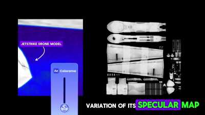 The drone is 100% from Jetstrike—the hoaxer used a VERY SPECIFIC texture map ONLY IN JETSTRIKE in order to fake the thermal image.