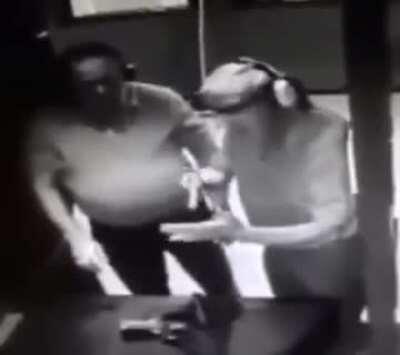 Man itches a scratch on his hand in a unique way