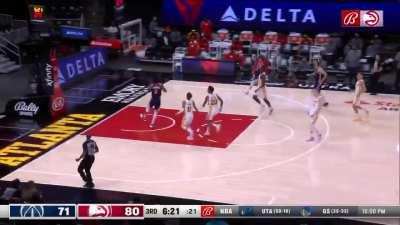 [Highlight] John Collins with a MEAN block on Rui Hachimura