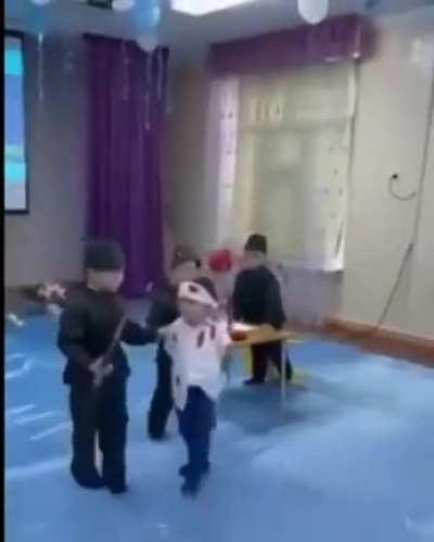 most peacefull school play in kazakhstan