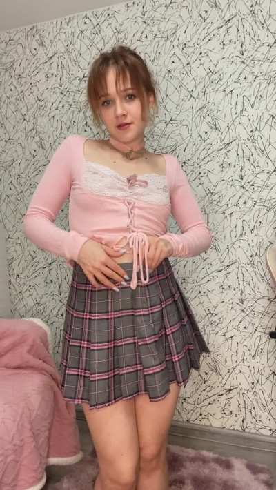 the cutest little school girl